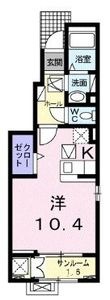 Vent・Vert Ⅲの間取図