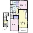 メゾングレイスBの間取図