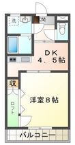 スカイハイツ大瀬の間取図
