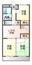 ルミエール浜Ⅱの間取図