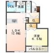 コンフォート・Ⅱ 川原﨑の間取図