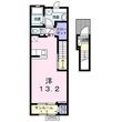 オレガノ Bの間取図