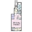 ソルブリッサⅡの間取図