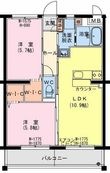 シャルム Sの間取図