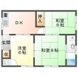 絹代アパートの間取図