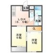 ソレイユ弐番館の間取図