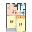 クオーレ弐番館の間取図