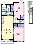 サンハイツⅡの間取図