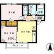 グランモアK B棟の間取図