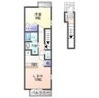 ボヌールメゾンAの間取図