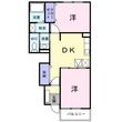 セイバリー溝辺Ⅱの間取図