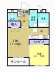 写真：プリマベーラ2階の間取図