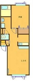 霧島市国分向花町の間取図