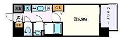 拡大写真:プレサンス名古屋STATIONフレア 12階1205の間取り
