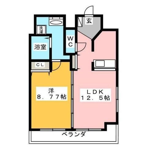 拡大写真:マリオン城西 7階701の間取り