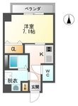 プランドール名駅の間取図