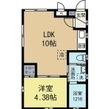 Ｌｅ　Ｇｉｏｉｅ名駅（レジョイエ名駅）の間取図