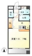 写真：セオークス明道町2階の間取図