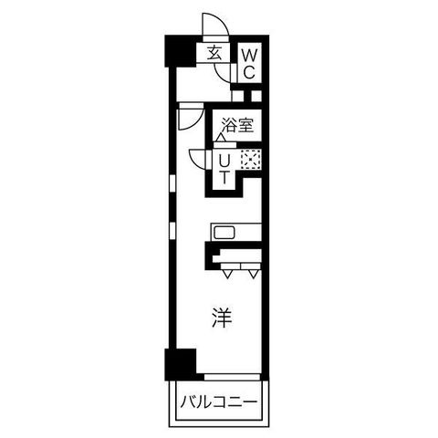 拡大写真:リナージュ佐古前 5階501の間取り