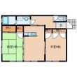 森山コーポの間取図