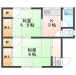 中園貸家 1号の間取図