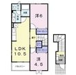 ヴィクトワール四日市Bの間取図