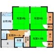 梶原貸家(平屋)の間取図