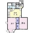 プチセレブBの間取図