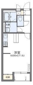 レオネクスト辛島Ⅱの間取図