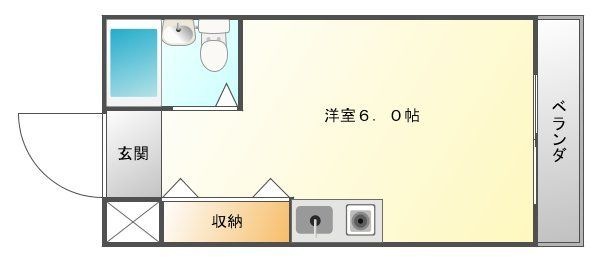 拡大写真：吹田市泉町５丁目 307の間取り