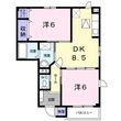 サンヒルズ　Bの間取図