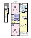 ドリームコート御代田Ａの間取図