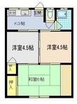 コーポ喜入Ⅰの間取図