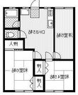 大津コーポの間取図