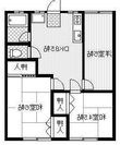 大津コーポの間取図