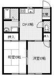 トウィンクルハウスＡ＆Ｍの間取図