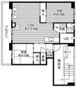 ビレッジハウス大成の間取図
