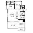 札幌市西区山の手三条2丁目の間取図