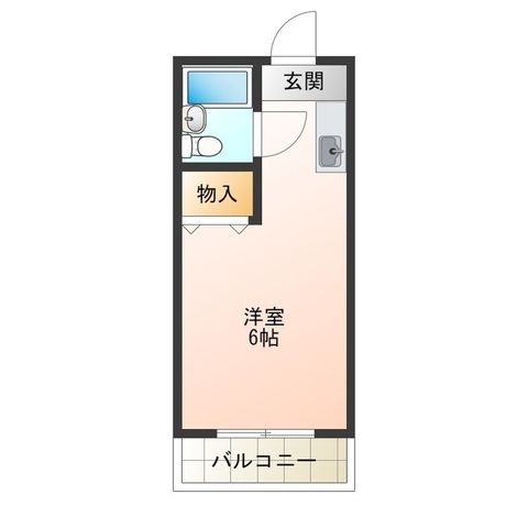 拡大写真:JSC天神ノ森 3階301の間取り