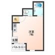 ハイツ玉出中の間取図