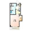 みおつくし岸里Ⅲの間取図