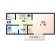 L.fino岸里WESTの間取図