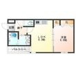 フジパレス松虫通WESTの間取図