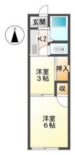 コーポ加賀の間取図
