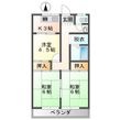 五智ハイツの間取図