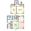 大潟区白鳥団地貸家の間取図