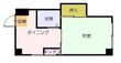 ハイツ冨士の間取図