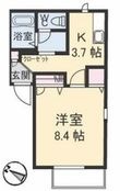 ディアス貴船 A棟の間取図