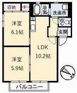 シャーメゾングランドゥールの間取図
