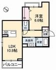シャーメゾンアレーズⅡの間取図